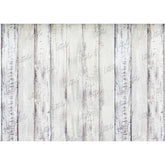 LB0486 Wooden White Plank Backdrop